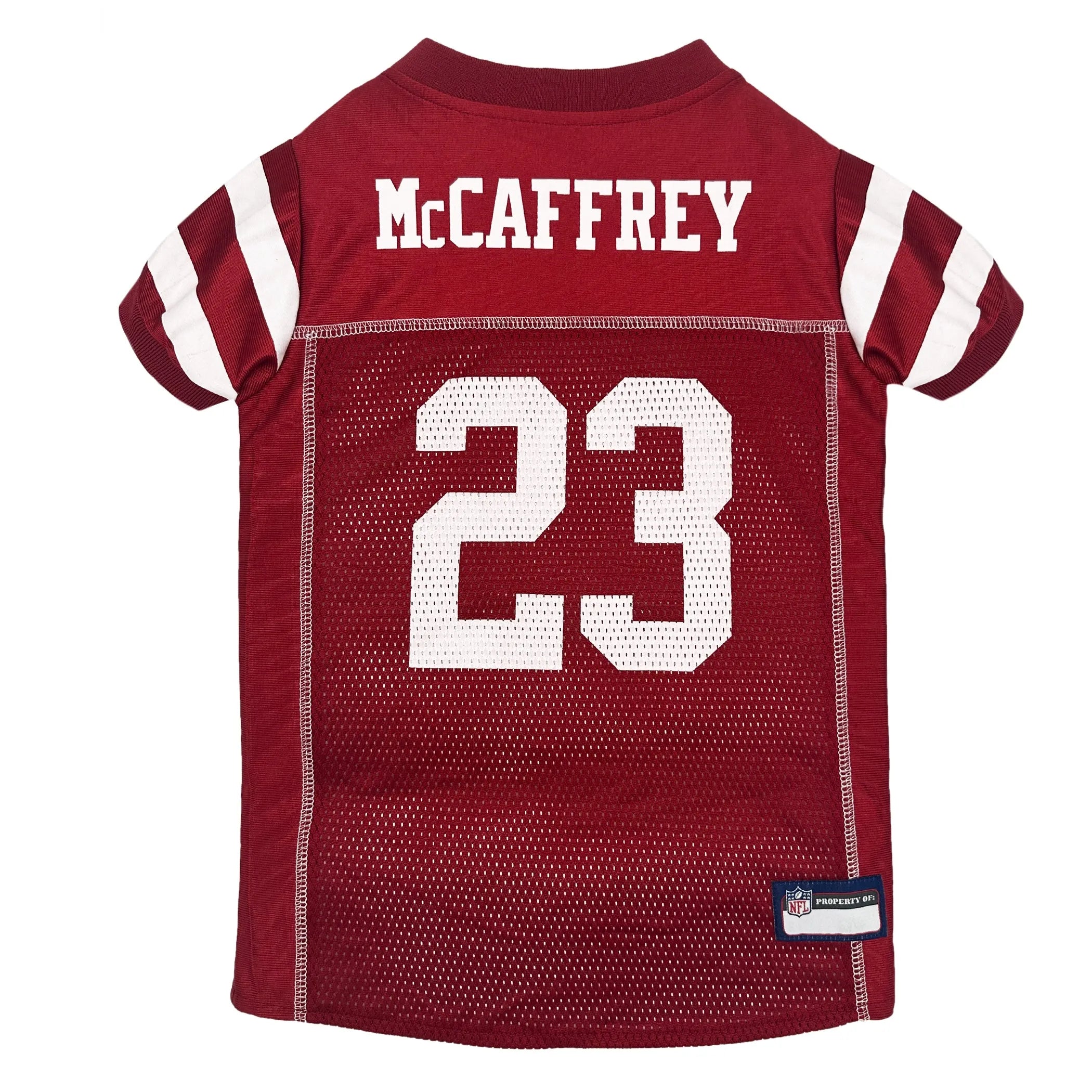 Christian Mccaffrey Pet Striped Jersey