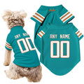 Custom NFL Name and Number Dog T-Shirt Jersey