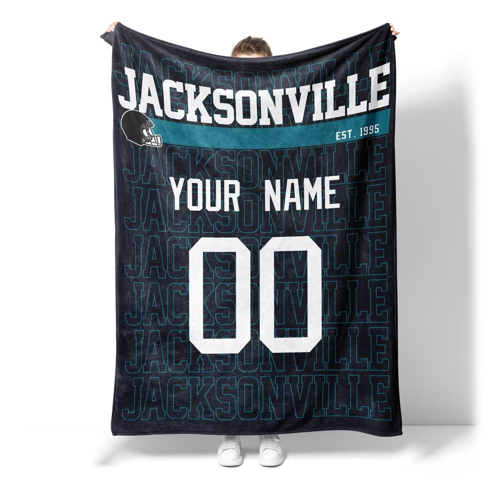 Custom Name and Number Pet Throw Blanket